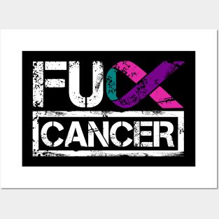 Fuck Cancer Posters and Art